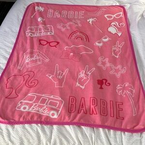 Barbie fleece blanket